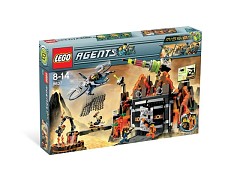 Конструктор LEGO (ЛЕГО) Agents 8637 Миссия 8: База на вулкане Volcano Base